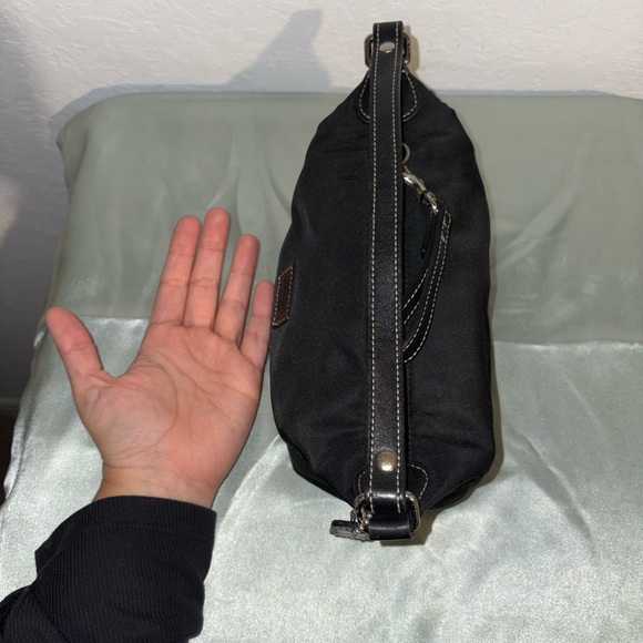 Coach Black Nylon mini pouch handbag - Picture 6 of 7